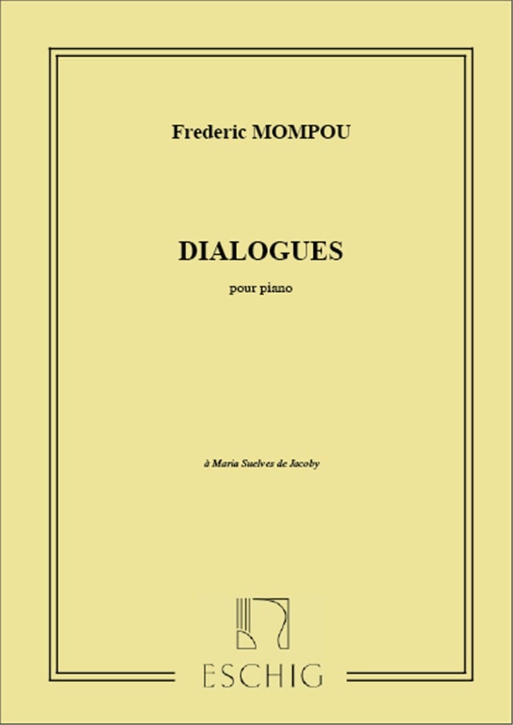 Dialogues - 2 Pieces Pour Piano